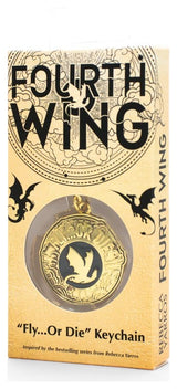 Fourth Wing Keychain Fly or Die 14 cm