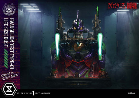 Neon Genesis Evangelion Life Size Bust 1/1 Test Type-01 (Concept by Josh Nizzi) Bonus Ver. 86 cm