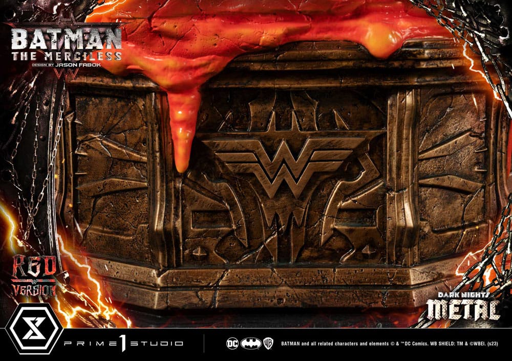 Dark Nights: Death Metal Statue 1/3 The Mericless Red Version 111 cm