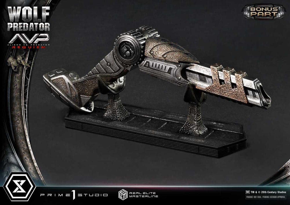 Alien vs. Predator Real Elite Masterline Series Statue 1/3 Requiem Wolf Predator Deluxe Bonus Ver. 95 cm
