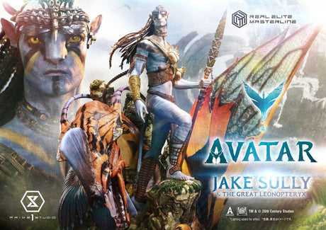 Avatar (Film) Real Elite Masterline Series Statue 1/4 Jake Sully & The Great Leonopteryx 87 cm