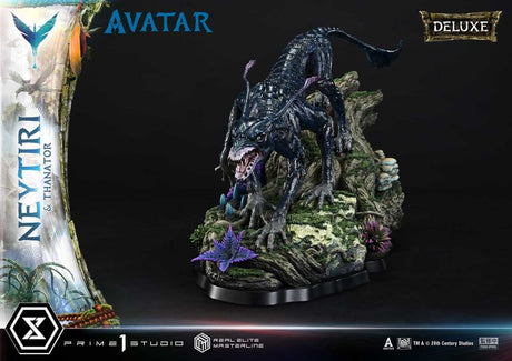 Avatar (Film) Real Elite Masterline Series Statue 1/4 Neytiri & Thanator Deluxe Version 75 cm