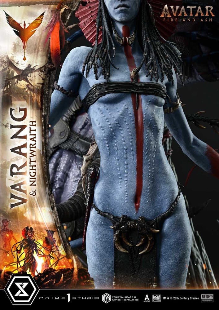 Avatar: Fire and Ash (Film) Real Elite Masterline Series Statue 1/4 Varang & Nightwraith Avatar Legacy Collection 96 cm