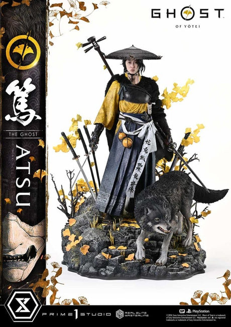 Ghost of Yotei Real Elite Masterline Statue 1/4 Atsu 59 cm