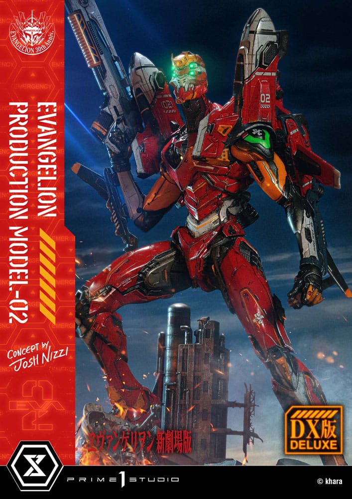 Rebuild of Evangelion Ultimate Diorama Masterline Series Statue Evangelion Production Model-02 (Concept By Josh Nizzi) Deluxe Version 73 cm