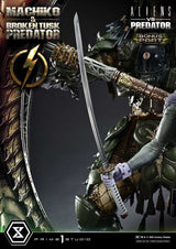 Aliens vs. Predator (Comic) Ultimate Premium Masterline Statue 1/4 Machiko & Broken Tusk Predator DX Bonus Version 84 cm