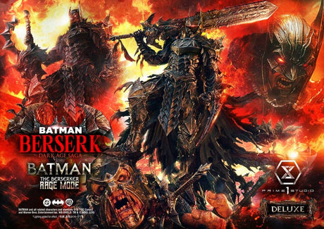 DC Comics Ultimate Premium Masterline Series Statue 1/4 Batman (Comics) Batman: The Berserker Rage Mode DX Bonus Version 93 cm