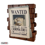 One Piece Coin Bank Zoro Wanted