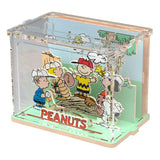 Peanuts Puremind DIY Construction Mini Scene Baseball Time