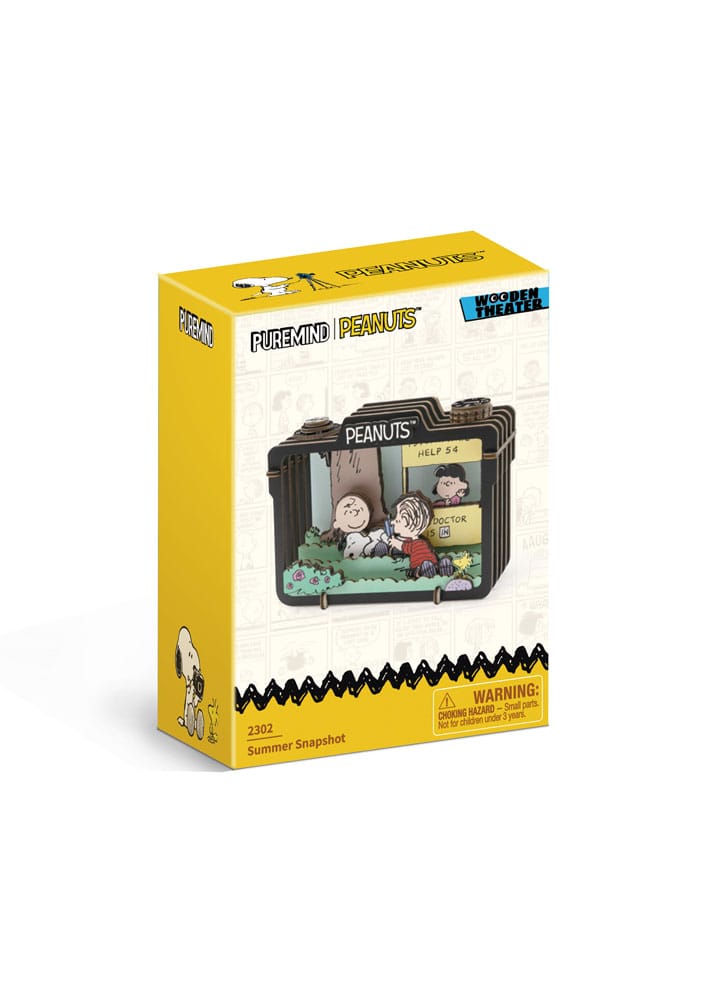Peanuts Puremind Model Kit Wooden Theater Summer Snapshot
