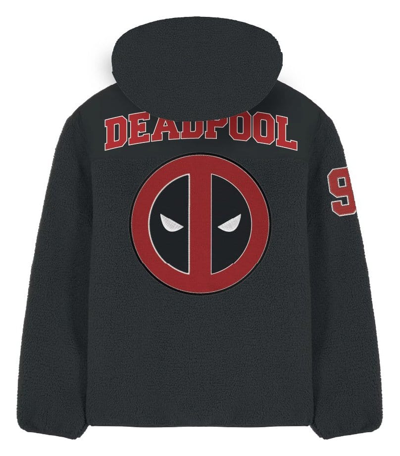 Marvel Sherpa Jacket Deadpool Logo Size L