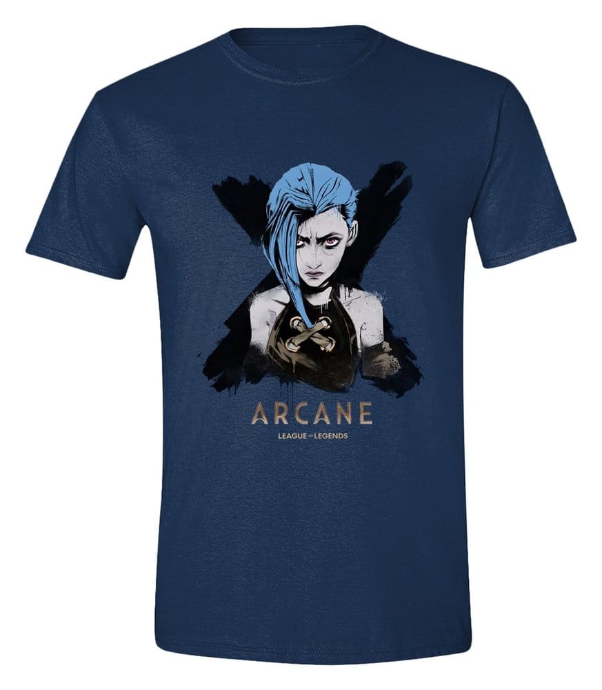 Arcane T-Shirt Jinx Portrait Size XXL
