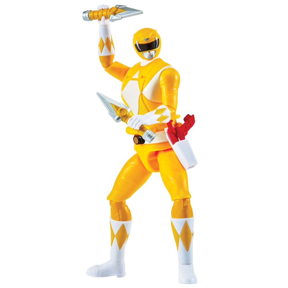 Mighty Morphin Power Rangers Action Figure Auto-Morphin Yellow Ranger 12 cm