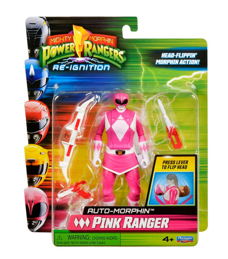 Mighty Morphin Power Rangers Action Figure Auto-Morphin Pink Ranger 12 cm