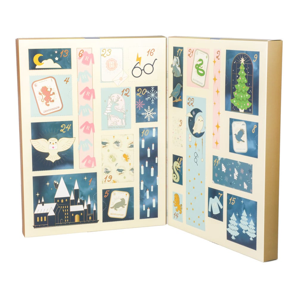Harry Potter Advent Calendar Stationery 24 Day Hogwarts