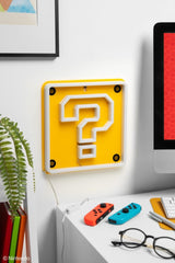 Super Mario LED Neon Wall Lamp Question Block 24 x 24 cm