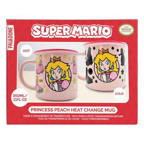 Super Mario Heat Change Mug Princess Peach