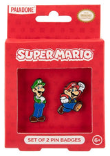 Super Mario Pin Badge 2-Pack