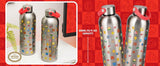 Super Mario Metal Water Bottle with Carry Loop