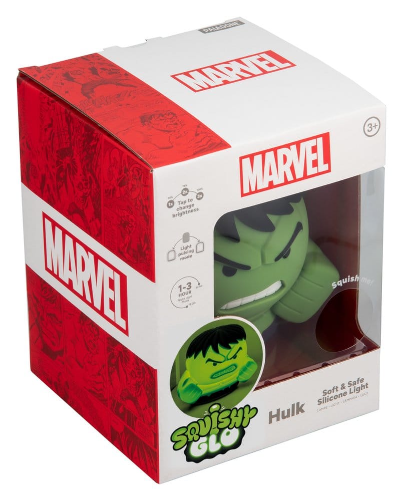 Marvel Universe SquishyGlo Silicon Light Hulk Rechargeable 15 cm