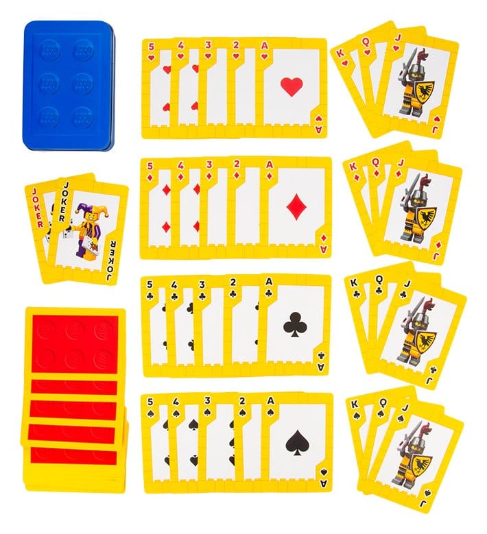 Lego Playing Cards in a Tin