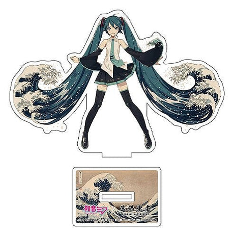 Hatsune Miku x Katsushika Hokusai iXima Die-Cut Acrylic Stand Assortment 10 cm