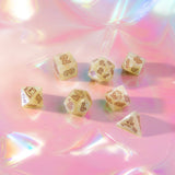Capybara Dice Set of 7 Sleepie