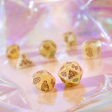 Capybara Dice Set of 7 Sleepie