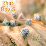 The Lord of the Rings Dice Set of 7 Rivendell (Stone)