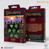 The Lord of the Rings Dice Set of 7 Shire