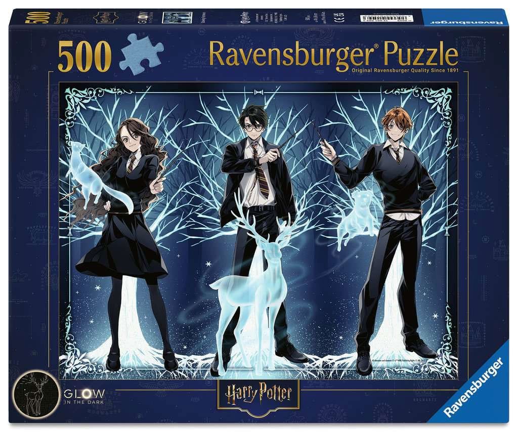 Harry Potter Glow-in-the-Dark Jigsaw Puzzle Glowing Patronus (500 pieces)