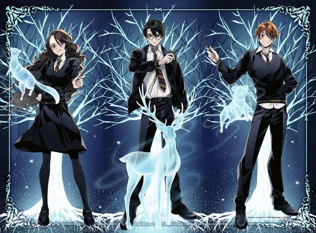 Harry Potter Glow-in-the-Dark Jigsaw Puzzle Glowing Patronus (500 pieces)