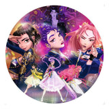 KPop Demon Hunters Round Jigsaw Puzzle For the fans! (500 Pieces)