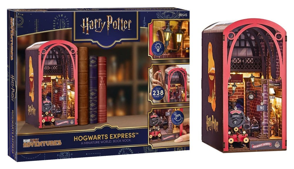 Harry Potter Tiny Adventures Book Nook Mini Diorama Hogwarts Express 18 cm