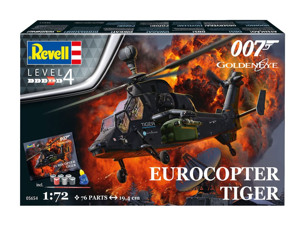 James Bond Model Kit Gift Set 1/72 Eurocopter Tiger (GoldenEye)