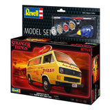 Stranger Things Model Kit Set 1/25 VW T3 Bus Surfer Boy (Aqua Color) 19 cm