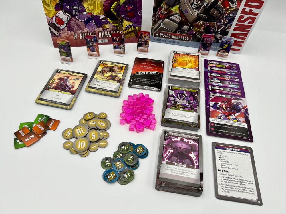 Transformers card game Deck-Building A Rising Darkness *Englische Version*