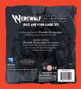 Werewolf: The Apocalypse 5th Edition RPG Dice and Form Card set