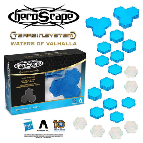 Heroscape Expansion Waters of Valhalla Terrain *English Version*