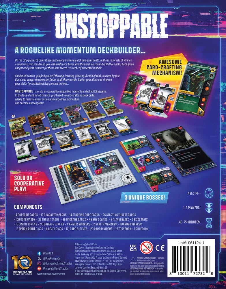 Unstoppable card game *Englische Version*