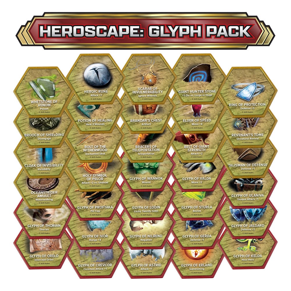 Heroscape Expansion Glyph Pack *English Version*