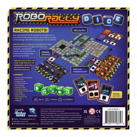 Robo Rally Dice Game Robo Rally Dice *English Version*