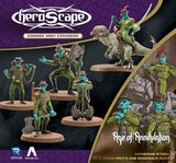 Heroscape Army Expansion Age of Annihilation Chain Gruts & Ramosaur Rider (Common) *English Version*