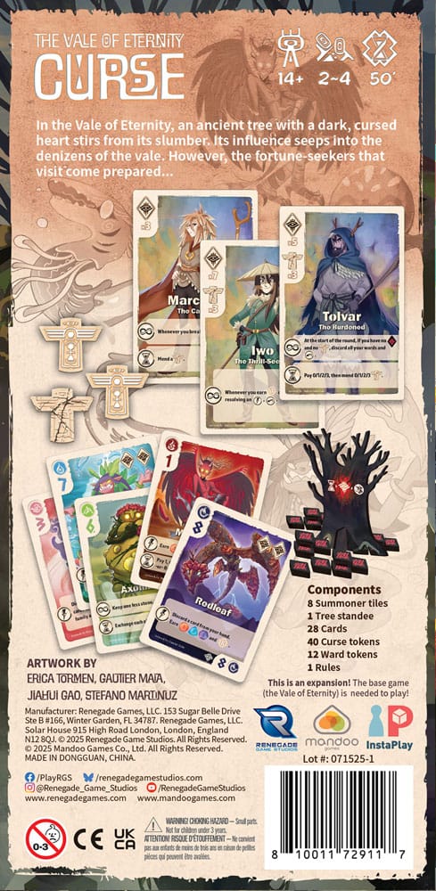 The Vale of Eternity card game Expansion Curse *Englische Version*