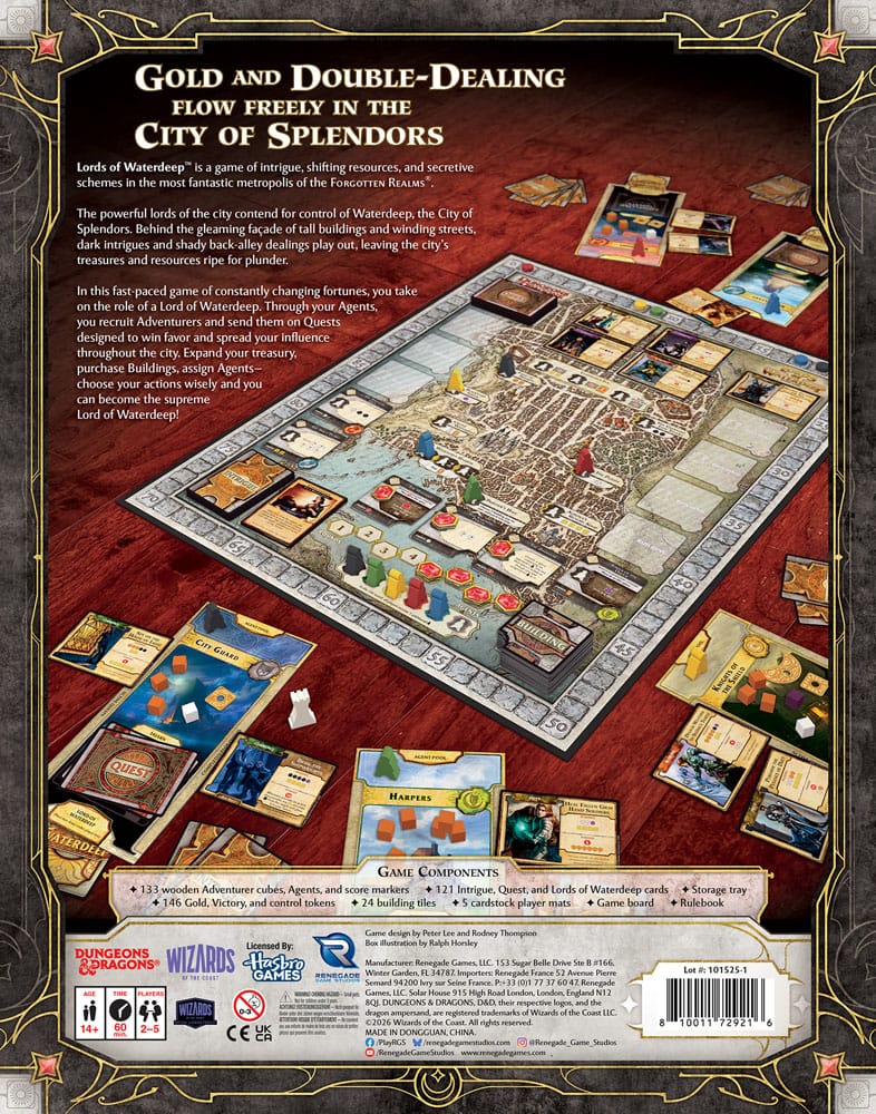 Dungeons & Dragons board game Lords of Waterdeep *English Version*