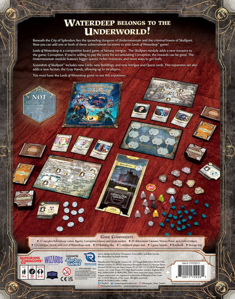 Dungeons & Dragons board game Lords of Waterdeep: Scoundrels of Skullport Expansion *English Version*