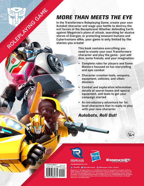 Transformers RPG Core Rulebook *Englische Version*