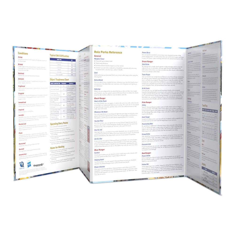 Power Rangers RPG book A Glutton for Punishment Adventure & GM Screen *Englische Version*