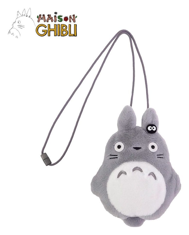 My Neighbor Totoro Plush Pouch with strings Big Totoro 20 x 15 cm