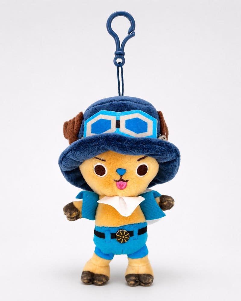 One Piece Plush Keychain Chopper x Sabo 11 cm